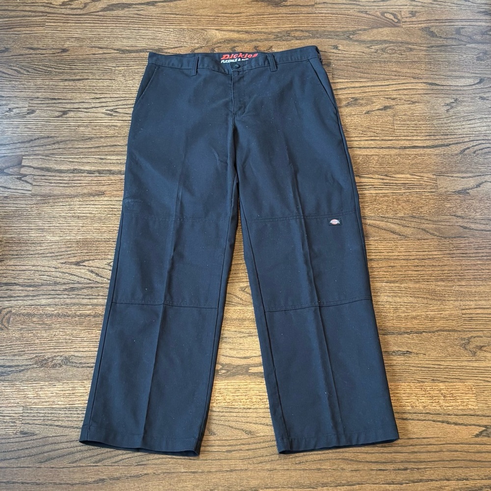 Dickies Loose Fit Double Knee black Work Pants men’s size 34